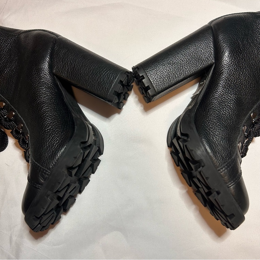 SCHUTZ Black Heeled Boots - Picture 3 of 9